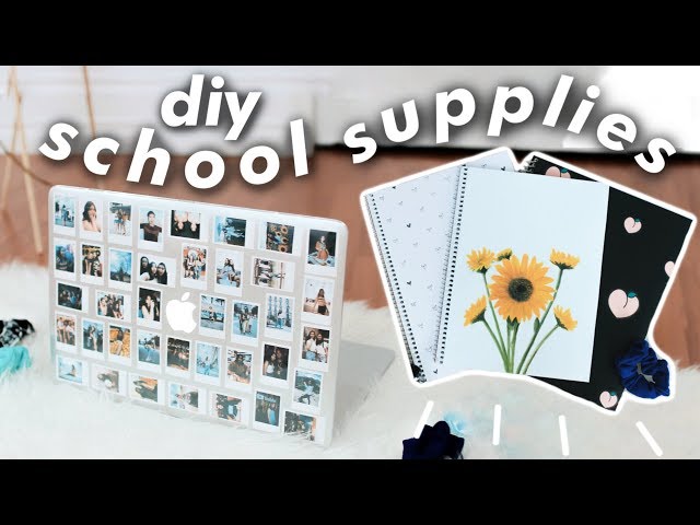 from tumblr  Diy school supplies, School diy, School supplies