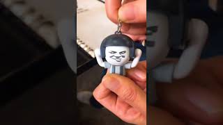 Funny Mushroom Head Face Changing Expression Keychain screenshot 1