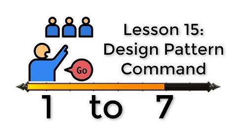(One To Seven) Game Development Boot Camp (Lesson 15/23): Command Design Pattern