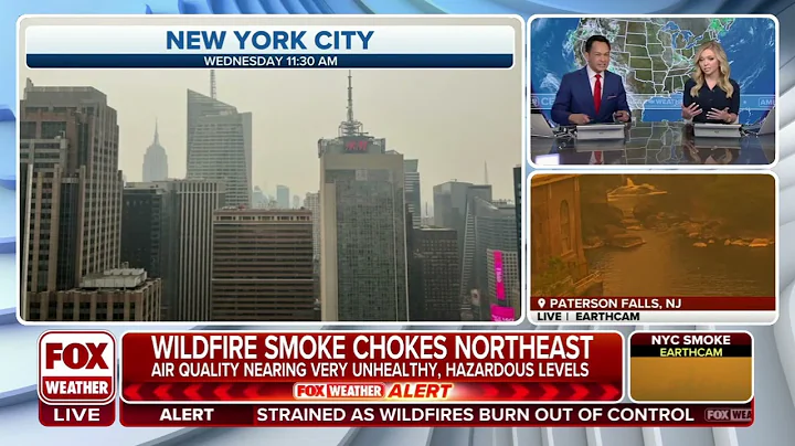 Over 100 million warned for ‘unhealthy’ air quality in US as Canadian wildfire smoke peaks Wednesday