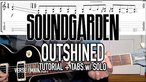 Outshined Guitar version - Guitar performance video thumbnail