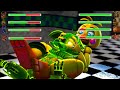 Top 10 FNAF vs FIGHT Animations WITH Healhbars