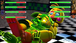 Top 10 FNAF vs FIGHT Animations WITH Healhbars
