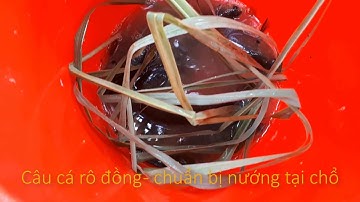 Cá nướng rơm, đương đầu và đón cơn bảo số 14