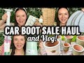 Car Boot Sale Haul | Amazing Finds | Garden Pots | Home Decor Haul | Car Boot Sale UK | Kate McCabe