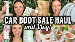 Car Boot Sale Haul | Amazing Finds | Garden Pots | Home Decor Haul | Car Boot Sale UK | Kate McCabe