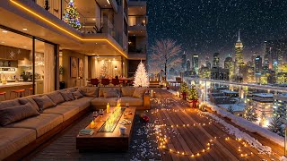 Cozy Night In New York Luxury Apartment With Gentle Jazz Piano For Sleep, Work & Relax