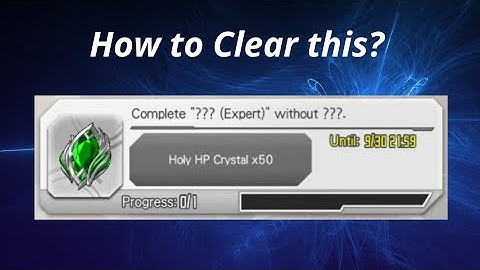 SAO MD - How to Clear "??? (Expert) Without ???" Mystery Mission