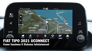 Fiat Tipo 2021| How The Uconnect Infotainment Works (ENG SUBS)