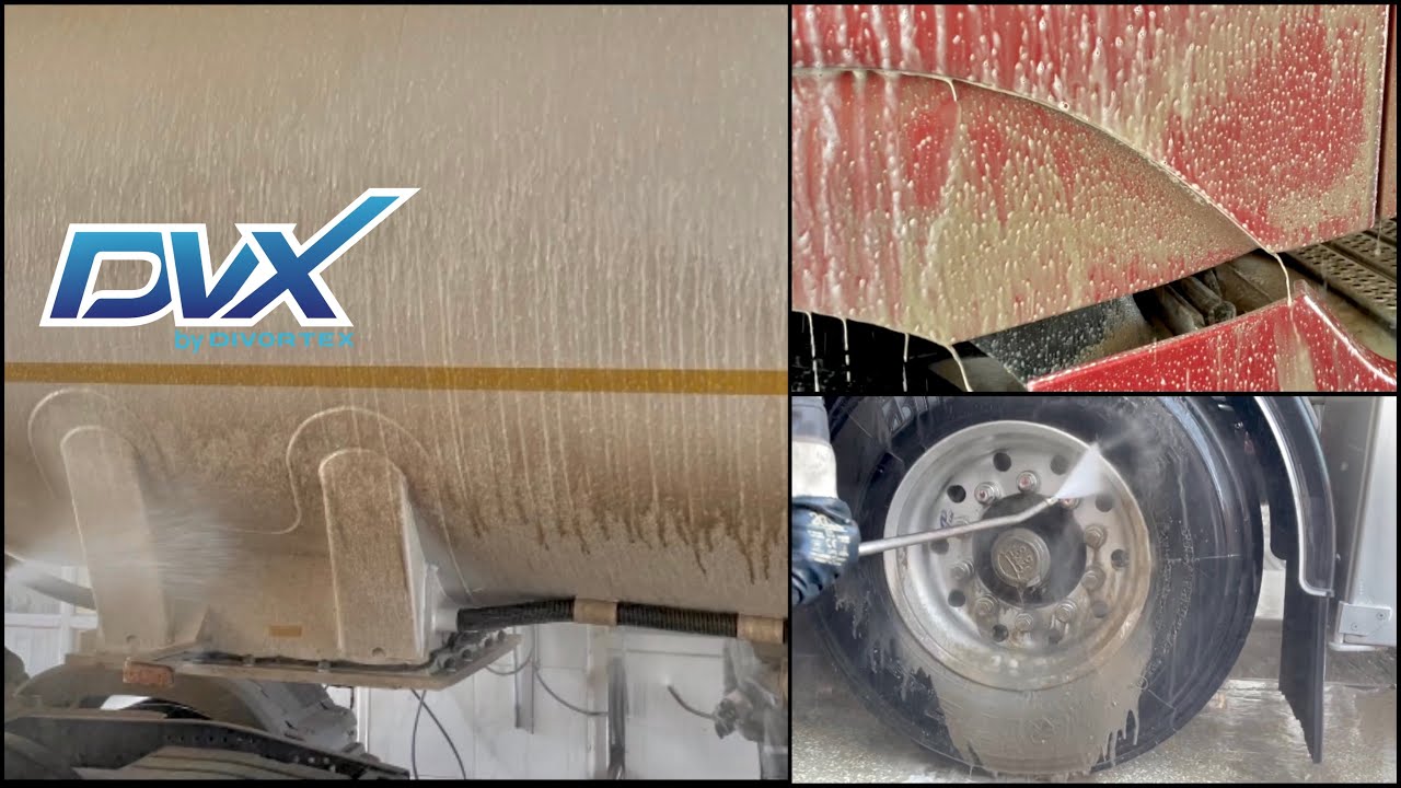 Yakıt Tankerinin Divortex ile büyülü dönüşümü! Truck changed COLOR with high pressure machine ✨