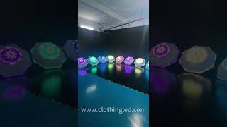 LED light-emitting pixel umbrella