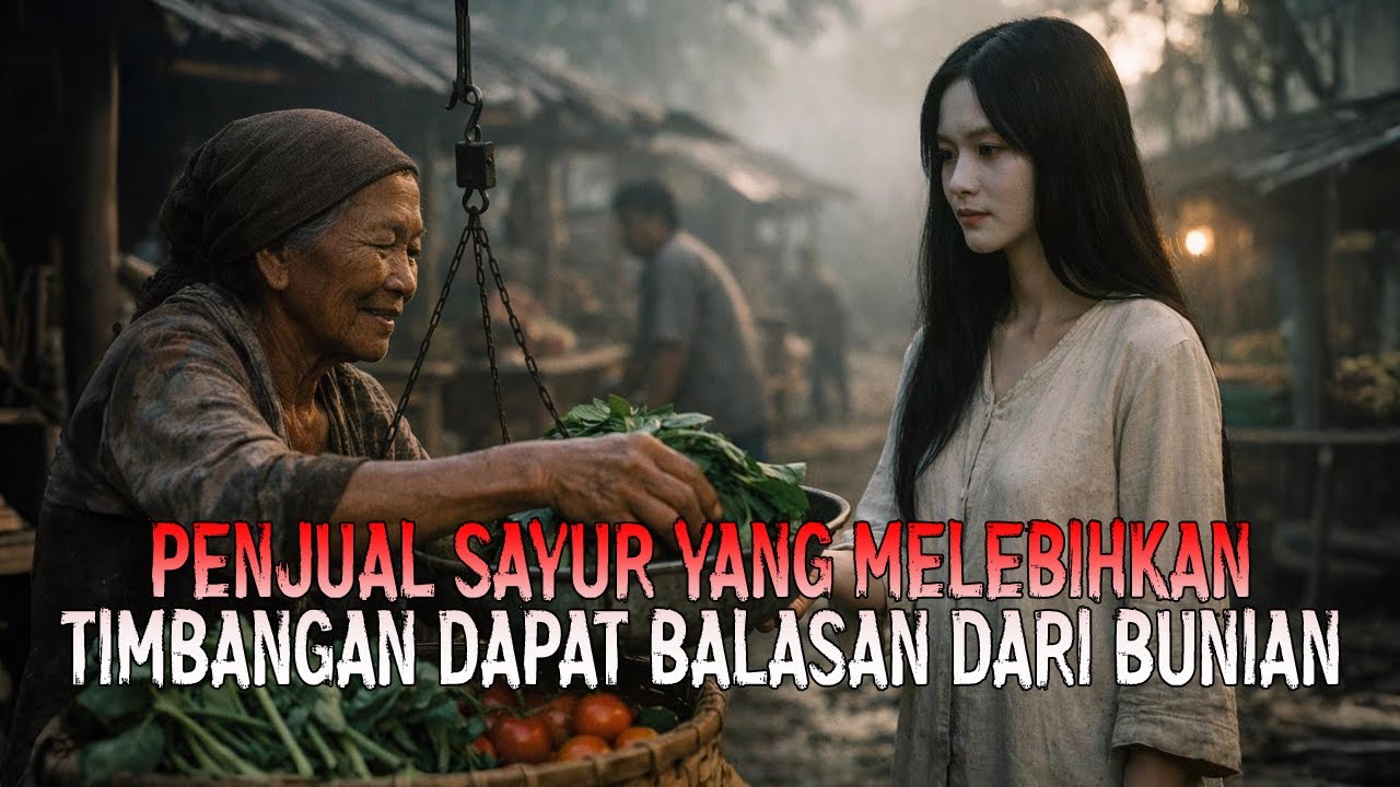 PENJUAL SAYUR YANG MELEBIHKAN TIMBANGAN DAPAT BALASAN DARI BUNIAN