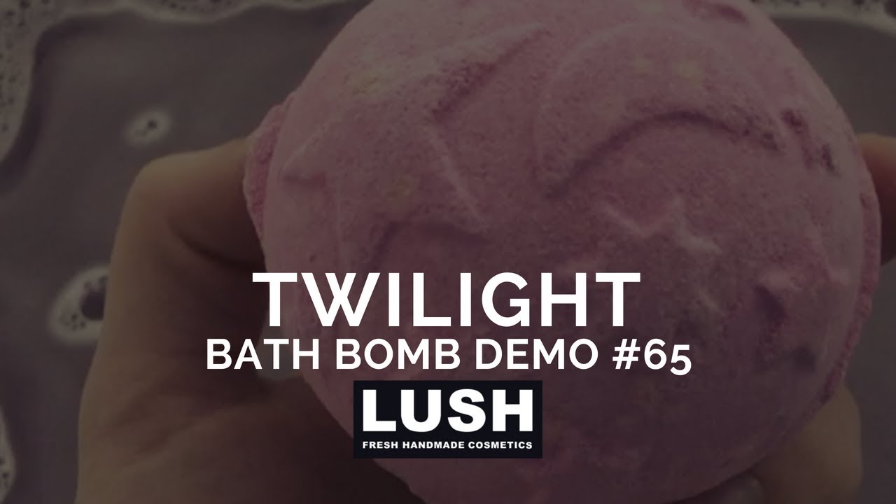 LUSH COSMETICS Bath Bomb Demo #65: Twilight Bath Bomb