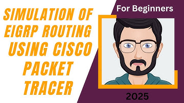 EIGRP Configuration in cisco packet tracer with simulation || 2025