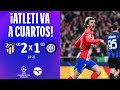 RESUMEN: ATLÉTICO DE MADRID (3) 2-1 (2) INTER I VUELTA OCTAVOS DE FINAL I UEFA CHAMPIONS LEAGUE image