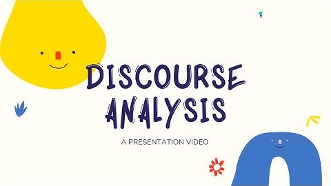 PRESENTATION DISCOURSE ANALYSIS (ASSIGNMENT)