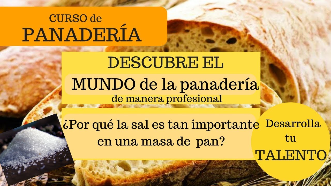 Curso de panadería: ¿Porque la sal es tan importante en una masa de pan