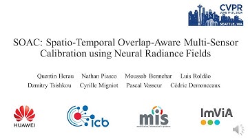 SOAC: Spatio-Temporal Overlap-Aware Multi-Sensor Calibration using Neural Radiance Fields(CVPR 2024)