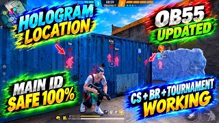 Ob55 Updated For Main Id Safe Hologram Config File | Free Fire Location Hack | Tournament Location Guide