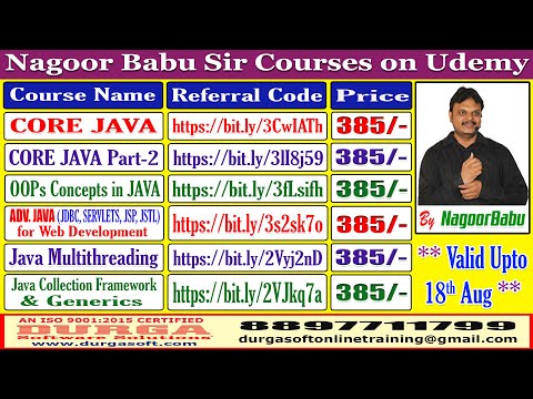 Nagoor Babu Sir Courses on Udemy