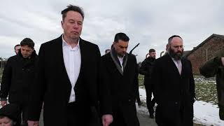 Elon Musk Confronts History: A Visit to Auschwitz-Birkenau #elonmusk ©Eli Mandelbaum