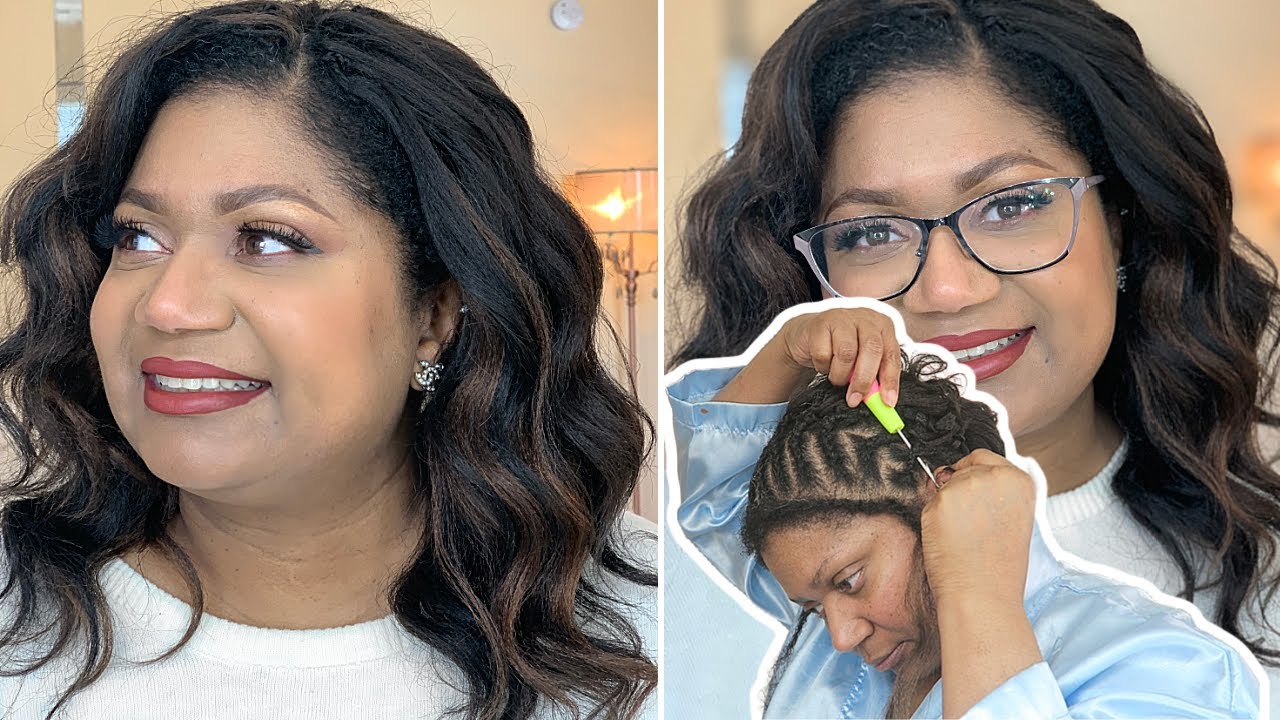 How to get natural look with crochet braids ✨hairstylist did great wor😍  More hair beauty in link:  @hairbeenatural  #crochethair