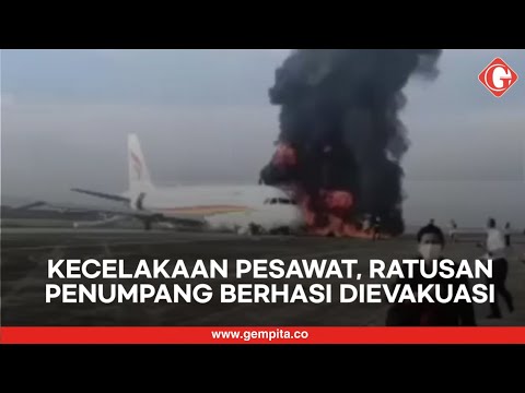 Gagal Lepas Landas, Pesawat Tibet Airlines Terbakar di China