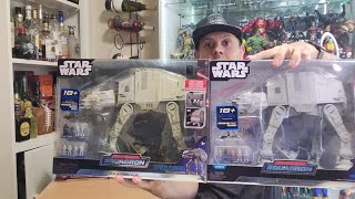 Star Wars Micro Galaxy Squadron AT-AT Walker Hoth vs Endor VS Action Fleet COMPARISON