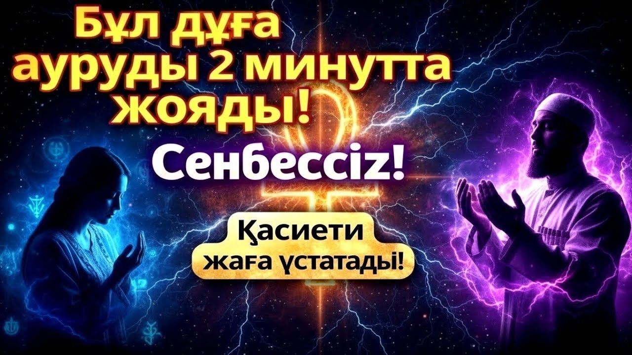 Сенбейсің! Бұл Дұға 2 Минутта Ауруды Жояды – Қасиеті Өте Күшті!