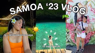 samoa '23 vlog 🌴 | lourdes toomaga