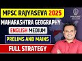 MPSC Rajyaseva 2025 | Maharashtra Geography in English | Complete Geography for MPSC Prelims &amp; Mains