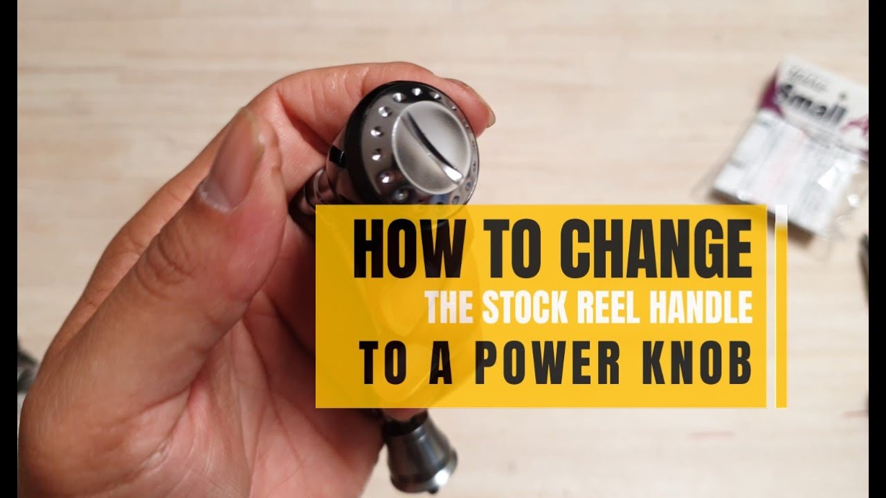 How to change to a power knob [Shimano Stradic] 