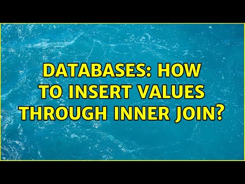 Databases: How to
