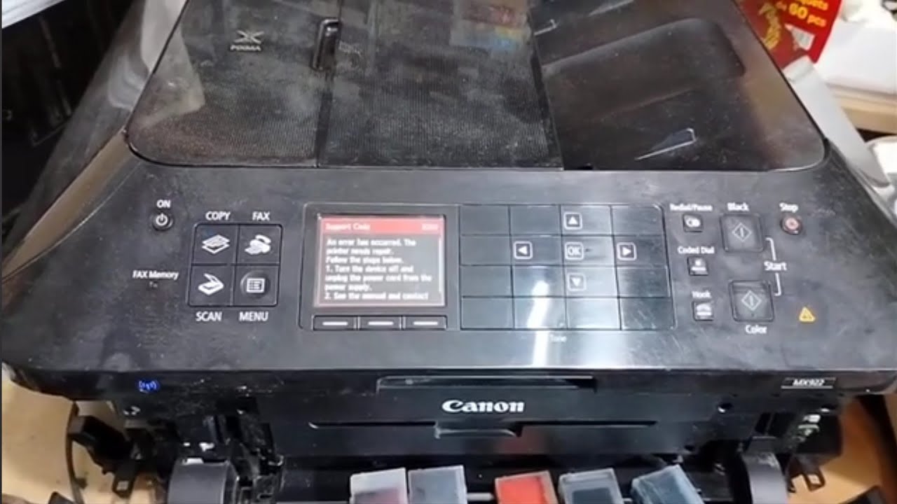 Support code b200 canon pixma mx922