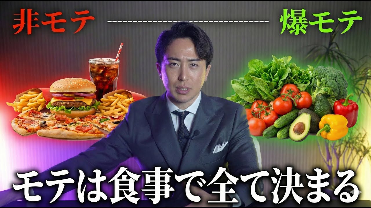 【食べるだけで美女が寄ってくる】日本No.1恋愛講師の爆モテ食事ルーティーン