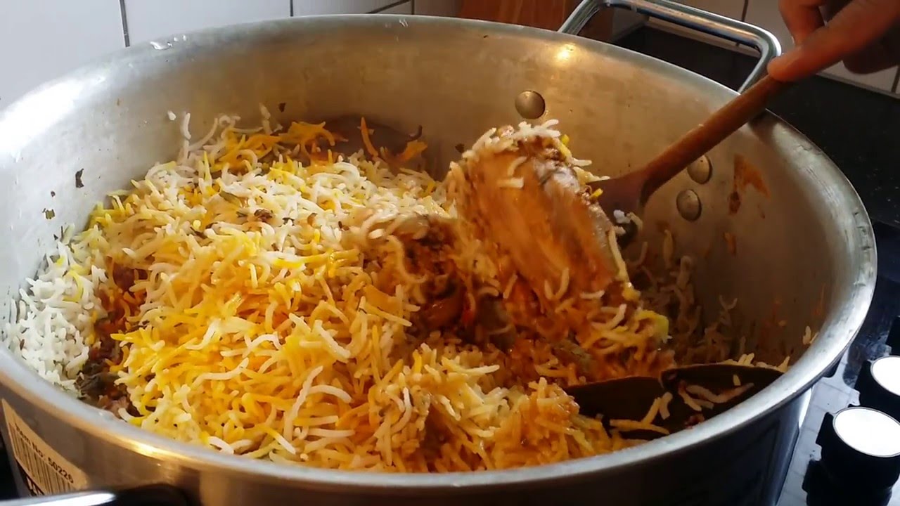 Fried Chicken Biryani Restaurant style