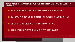 Hazmat situation at assisted living facility