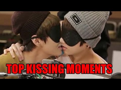 Taekook Real kissing 💋 Moments 😘🐯🐰 BTS