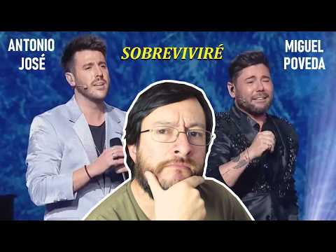 Miguel Poveda y Antonio José | Sobreviviré (en vivo) | REACCIÓN