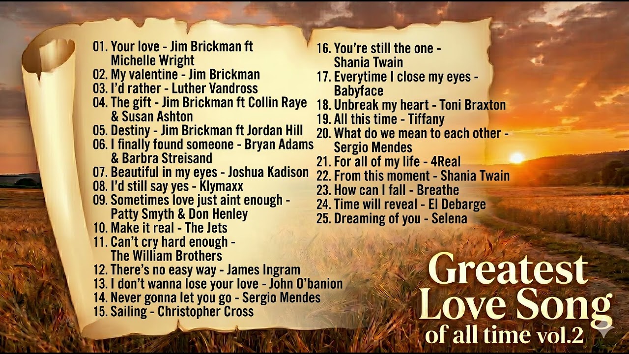 Greatest Love Songs of All Time Vol. 2