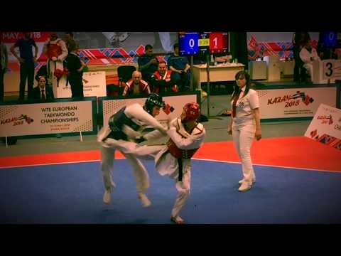Kazan 2018 WT European Taekwondo Championships Merab  Shukakidze (ნიაზ დიასამიძე)