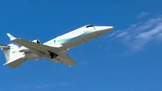 Full Learjet 60 (N451BD) taking off from Boca Raton Airport (BCT)  Update