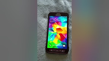 My Samsung Galaxy S5 Active on AT&T in red Startup and Shutdown