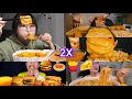 Extremely delicious and fast mukbang asmr😋🍝🍔🧀🍟