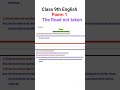 Class 9th English l Poem 1 l important question and answer l #viral #education #shortsviral