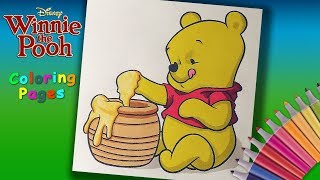 Winnie the Pooh Coloring for kids. Baby Winnie Pooh Coloring Pages