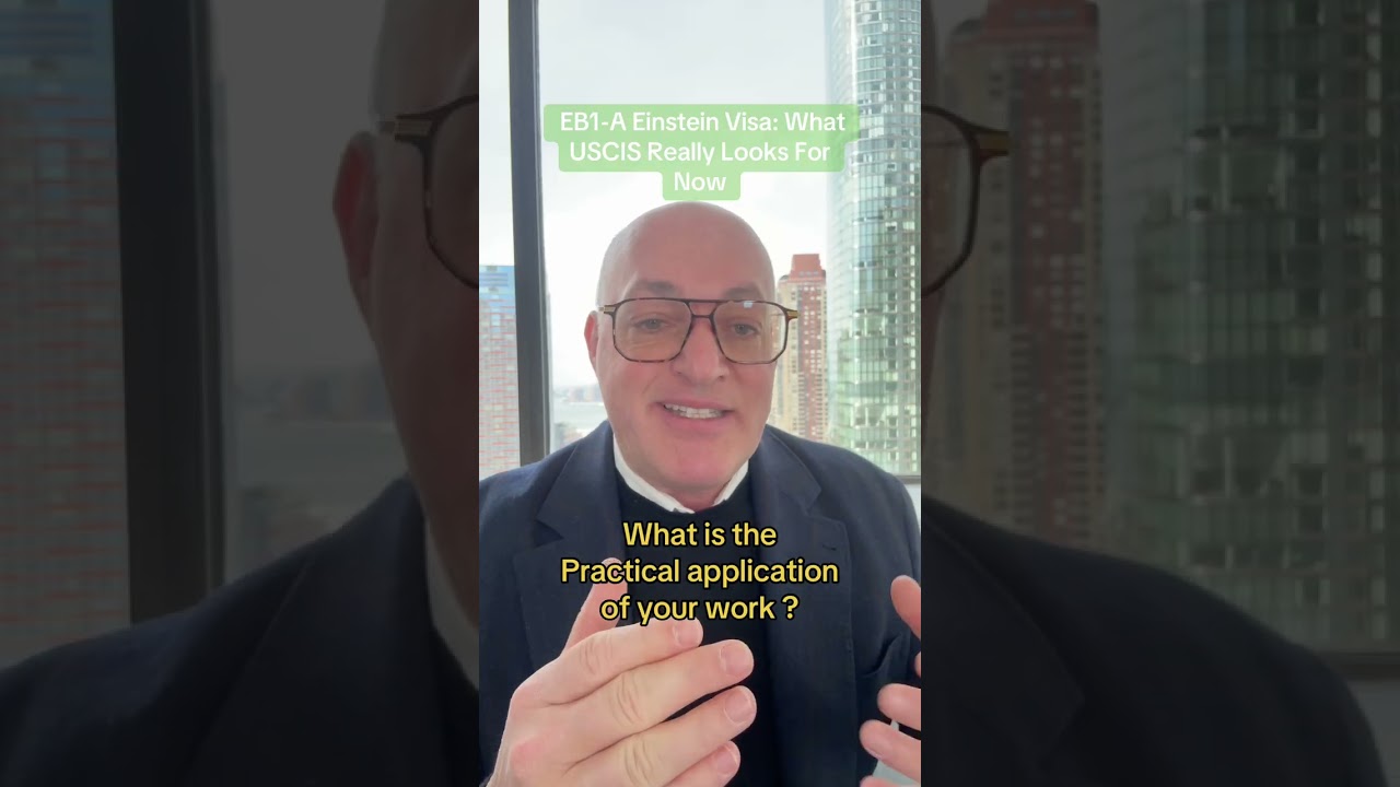 Everyone talks about the EB-1A “Einstein Visa.” What actually matters today is how USCIS evaluates