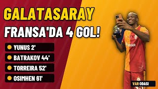 10 Şut, 4 Gol: Galatasaray Lille'de Nasıl Kazandı | Lille 2-4 Galatasaray