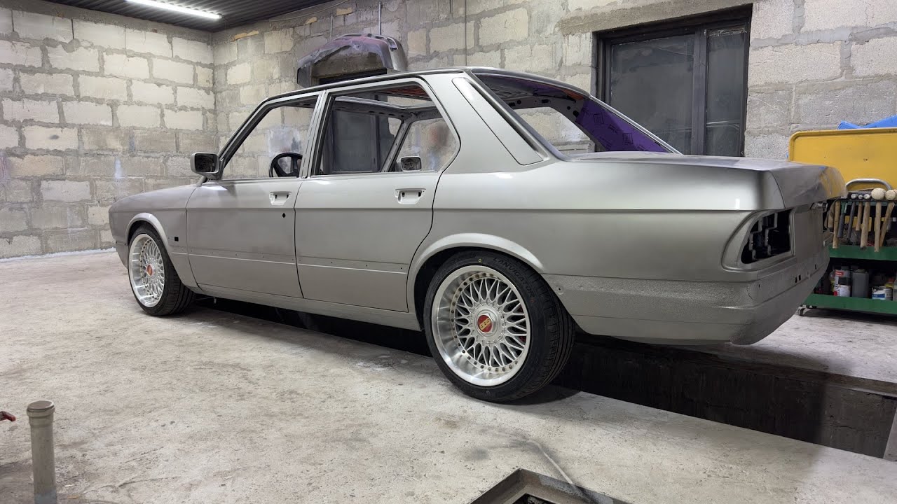 Реставрация BMW E28, Сборка и установка BBS RS 090