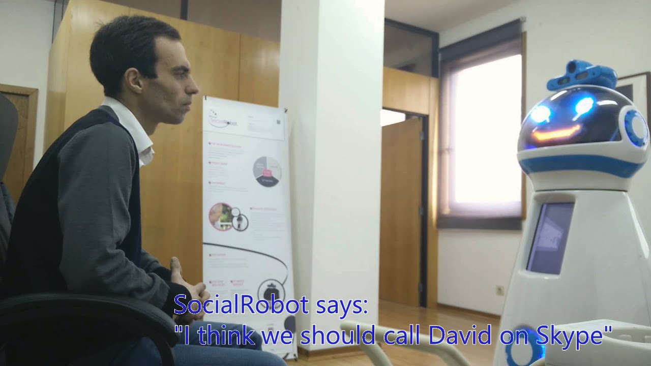 SocialRobot Scenario Demonstration - YouTube